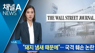 “돼지 냄새 참아라” 전주에 있는 국민연금 비꼰 WSJ | 뉴스A