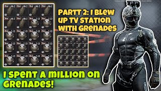 I Spent 1,000,000$ on Grenades in Arena Breakout to Blow Up the TV Station! Worth Every Penny!