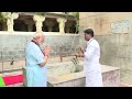 PM Narendra Modi takes a holy dip at Ramanathaswamy temple in Rameshwaram, Tamil Nadu.  #Rameshwaram