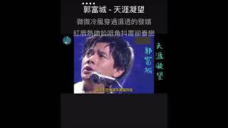 天涯凝望 郭富城 卡拉OK伴奏karaoke