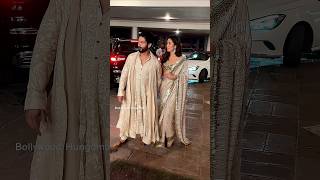 HOTTEST COUPLE #shahidkapoor \u0026 #mirarajput #mirakapoor at #manishmalhotra's #diwalibash #shorts