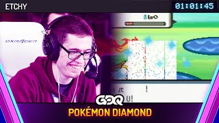 Pokémon Diamond by Etchy in 1:01:45 - Awesome Games Done Quick 2024