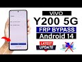 Vivo Y200 5G : Google Account Bypass (without pc) - ANDROID 14 LATEST UPDATE