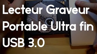 Lecteur Graveur Portable Ultra Fin USB 3.0 | Vidéo DÉBALLAGE