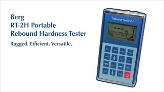 RT-2H Portable Rebound Hardness Tester Demo