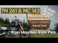 TN 261 & NC 143 | Riding Roan Mountain State Park | Classic Road POV