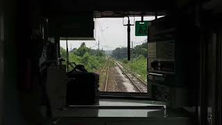 JR東日本 信越本線 前面車窓 西松井田〜松井田駅 | JR East Shinetsu Mainline, Cab view, Nishi-Matsuida ~ Matsuida ‘2306