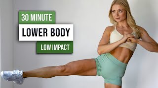 30 MIN LEG DAY Workout - Low Impact Lower Body Focus, No Equipment, Knee Friendly Home Workout