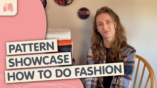 How to do Fashion Patterns Showcases | Plus Fabric Pairing Inspiration
