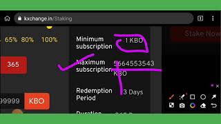 K-XCHANGE #New features #Staking Start Yearly interest