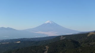 十国峠展望台から見た富士山　2023年12月29日(金)