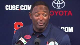 Dino Babers At Miami Postgame