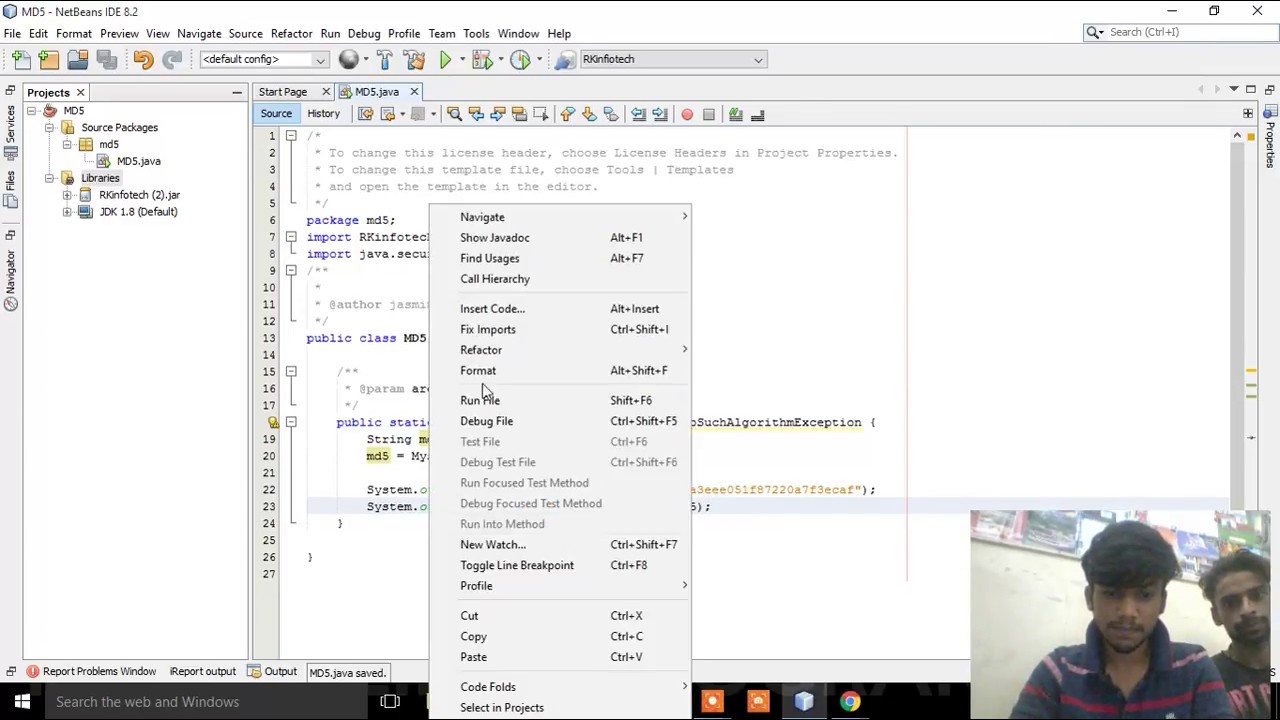 How To Generate Md5 In Java And Match Mysql Md5 Youtube