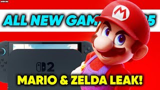 Unrevealed Switch 2 Games MAJOR LEAK! Nintendo 2025 Lineup Spoiled?!