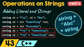 Operations on Strings (Part 3)
