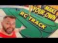 Building A RC Car Track In My Shop! How To Make A RC Track In Your Shop Or Garage