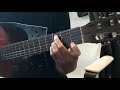 Genesis Songs Tutorial on Classical Guitar: Afterglow (Tuned half-step down)