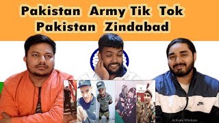 Indian Reaction on Pakistan Army Tik Tok  | Pakistan Zindabad | Swaggy d