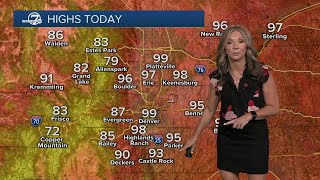 One more day of intense heat before a cold front rolls into Colorado