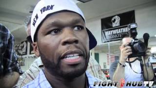 50 Cent talks Pacquiao vs. Bradley "I don't even care, what is that guy's name again?"