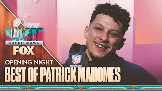 Chiefs' QB Patrick Mahomes' best moments from Super Bowl's opening night | NFL on FOX
