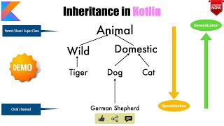 Inheritance in Kotlin : Kotlin Fundamentals Tutorial - Part 16