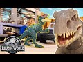 Indominus Rex Traps the Dino Trackers! 😱🦖 | Jurassic World | Mattel Action!