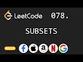 Subsets - Leetcode 78 - Python