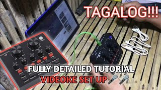 V8 Card Videoke Set Up / Tutorial / How to use / Tagalog