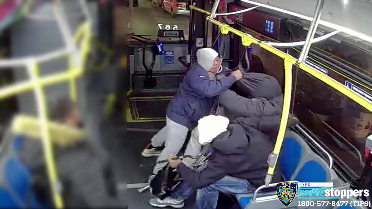 Caught On Camera: 2 Perps Assault 50-Year-Old Man In Bus After Bumping ...