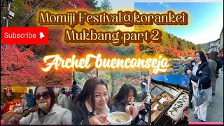 2024 MOMIJI FESTIVAL/MUKBANG@KORANKEI part 2#aichi #toyota #travelvlog #autumn #satisfying