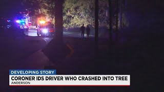 Coroner identifies man killed after crashing car into tree on Highway 86