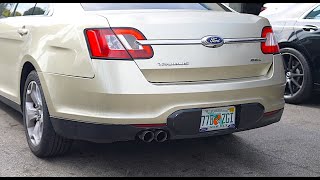 Ford Taurus exhaust sound | muffler delete + resonator delete