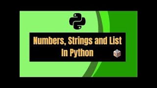 Python Lesson 2: Strings & Lists