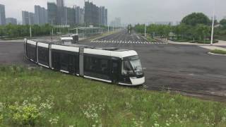 Bombardier’s Primove Tram, China (Battery Powered Wireless low floor tram)