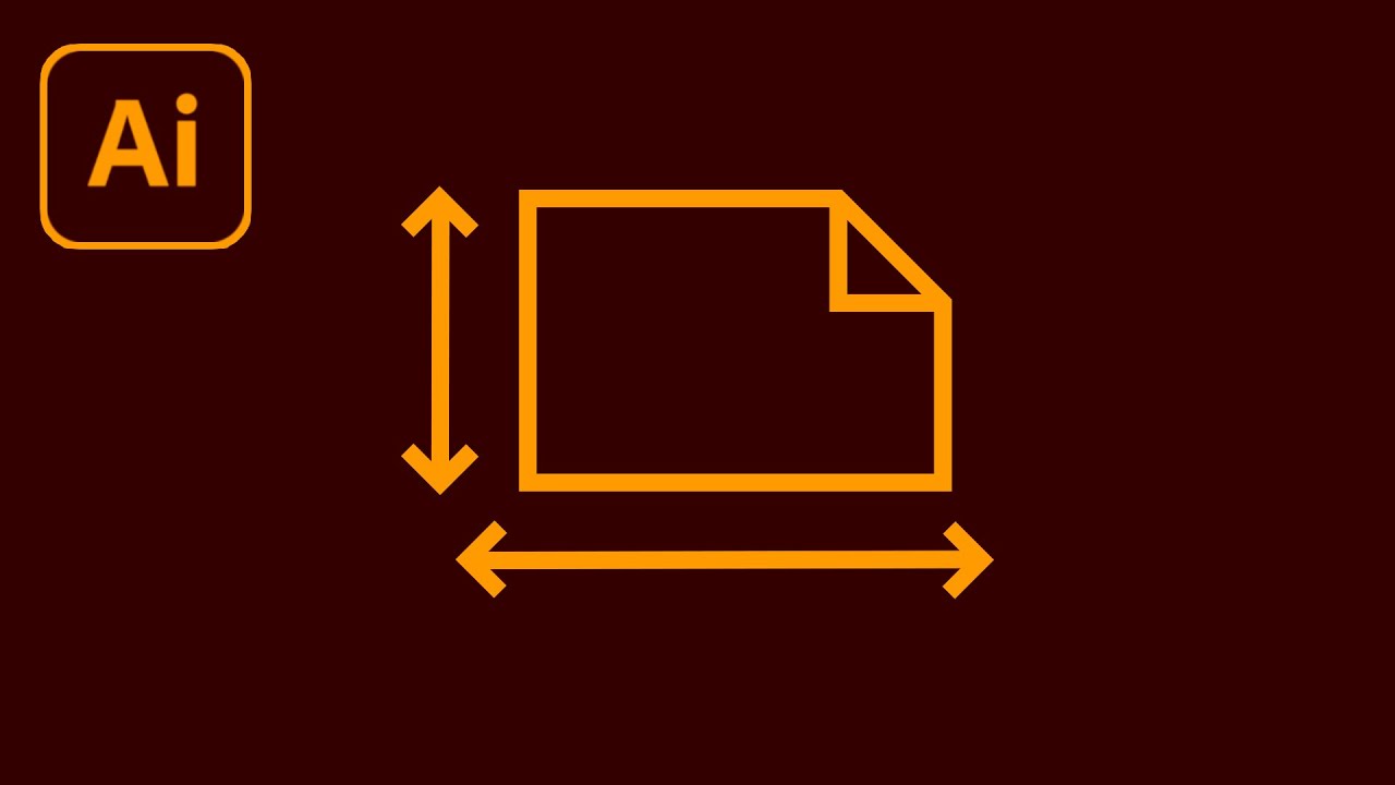How To Change Document Size In Adobe Illustrator Youtube