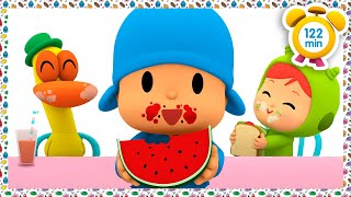 🍎POCOYO PORTUGUÊS do BRASIL - Vamos Comer Comida Saudável! [122 min] DESENHOS ANIMADOS para crianças