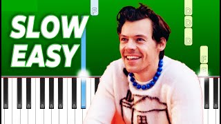 Harry Styles - As It Was - Slow Easy Piano Tutorial