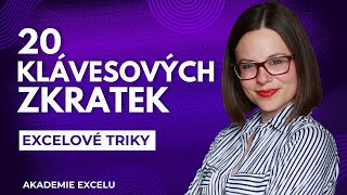 20 Klávesových zkratek v Excelu, které musíte znát | Excelové triky