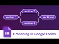 How to Make Branching Questions in Google Forms - Video Tutorial