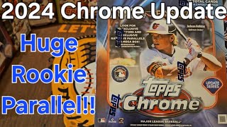 🔥 2024 Topps Chrome Update Mega Box - Huge Rookie Pull #/50!!🔥