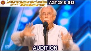 Andy Huggins Stand Up Comedian He \u0026 Howie Started Together America's Got Talent 2018 Audition AGT