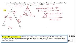 INH: Triangles: Midsegment #5