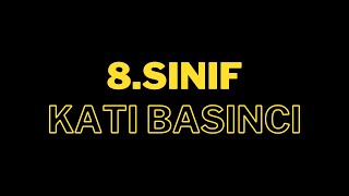 KATI BASINCI 🔪 - 8.Sınıf 3.Ünite  #LGS2025