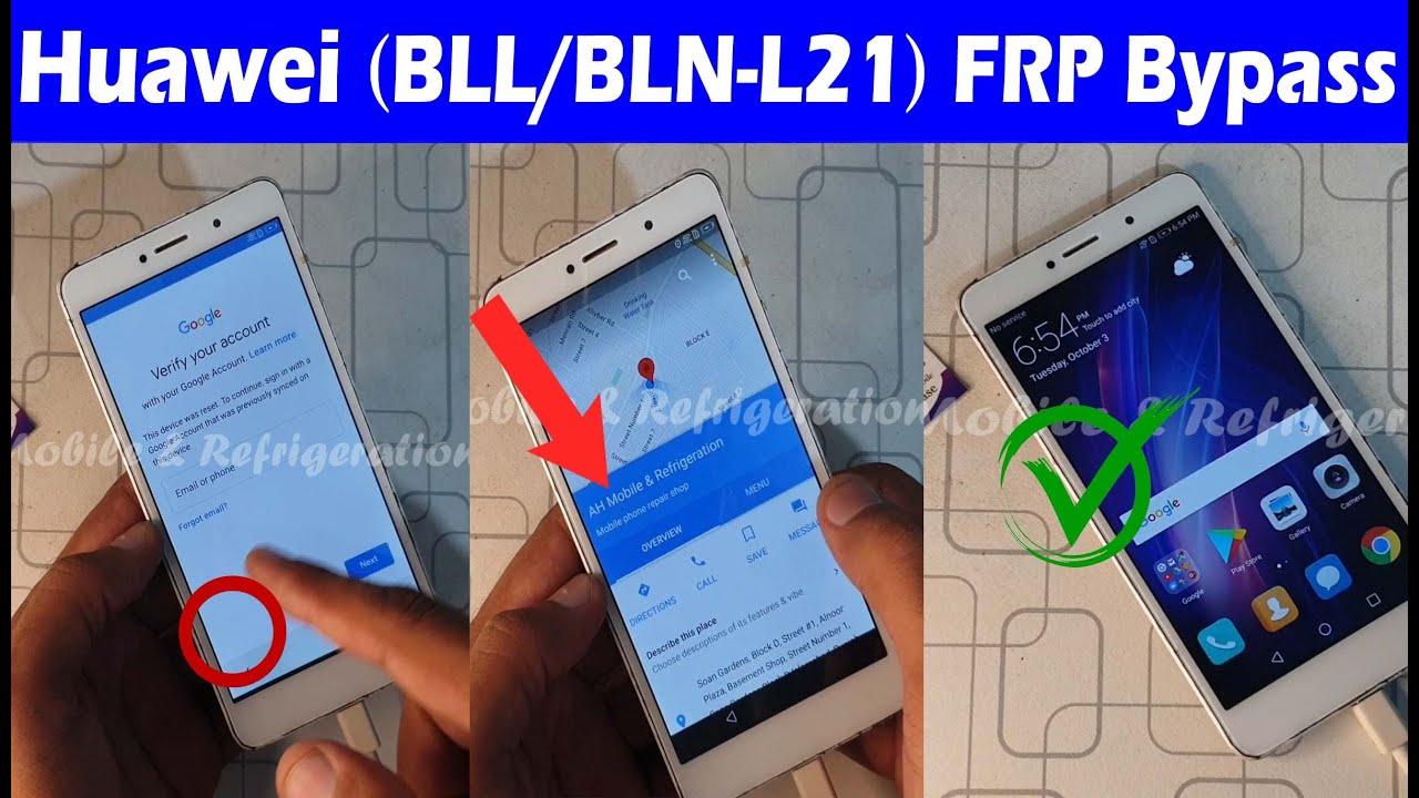 Huawei GR5 2017/Honor 6x (BLL/BLN-L21) FRP Bypass Android 7.0 Without ...
