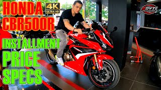 HONDACBR500R INSTALLMENT PRICE AND SPECS