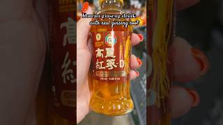 Korean ginseng drink with real ginseng root #ginseng #health #benefits #shorts #korean #amazing