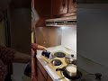 extinguishing a kitchen fire