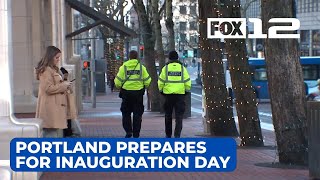 Portland police, officials ask city to stay peaceful before Inauguration Day