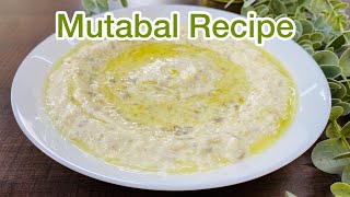 Mutabal Recipe | How to make the best Mutabal | Easy Eggplant Dip